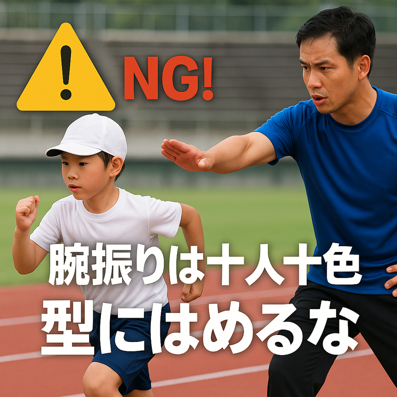 腕振りを型にはめるのはダメ