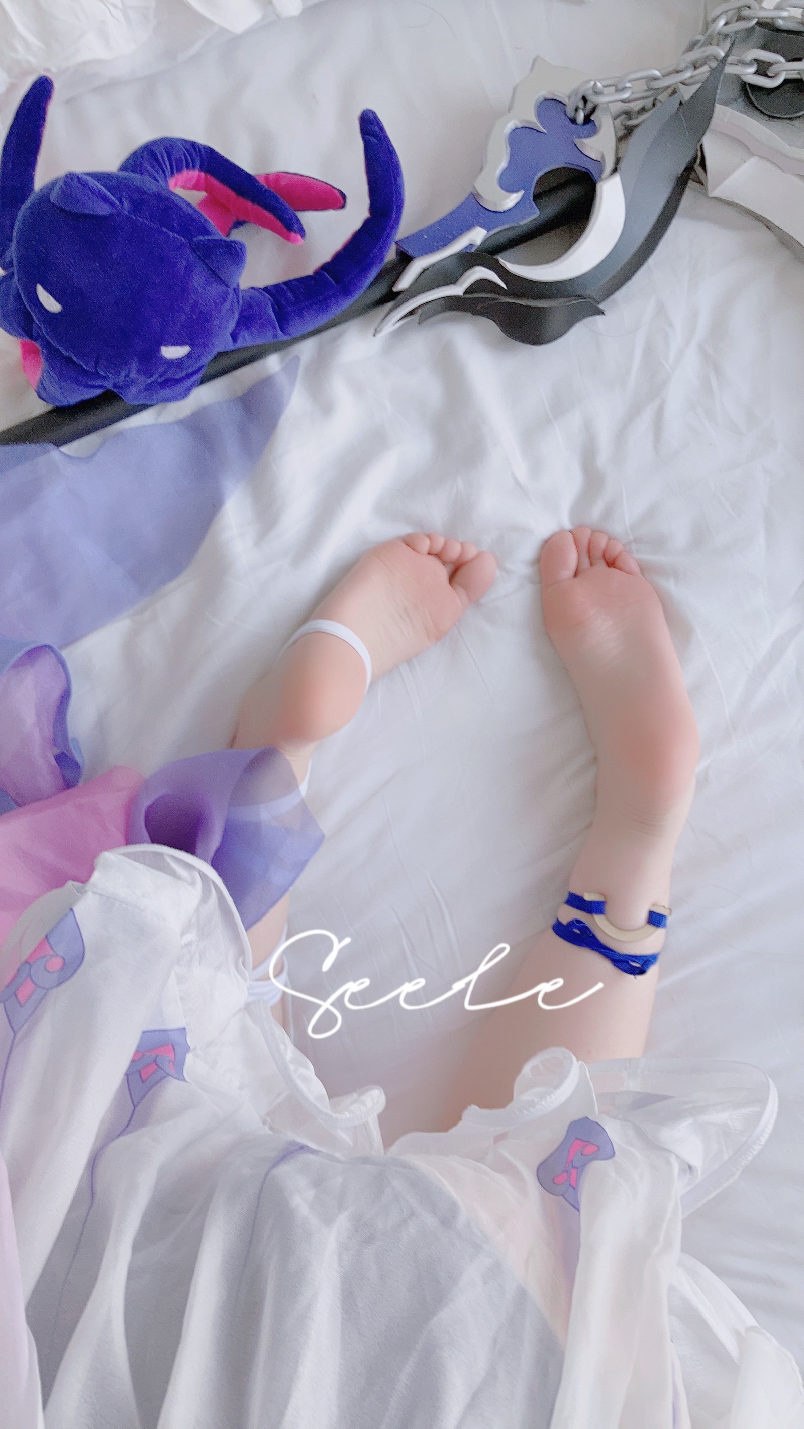 Seele麦麦彼岸浪花 Cosplay｜经典希儿海边高清写真（82P-460MB插图5