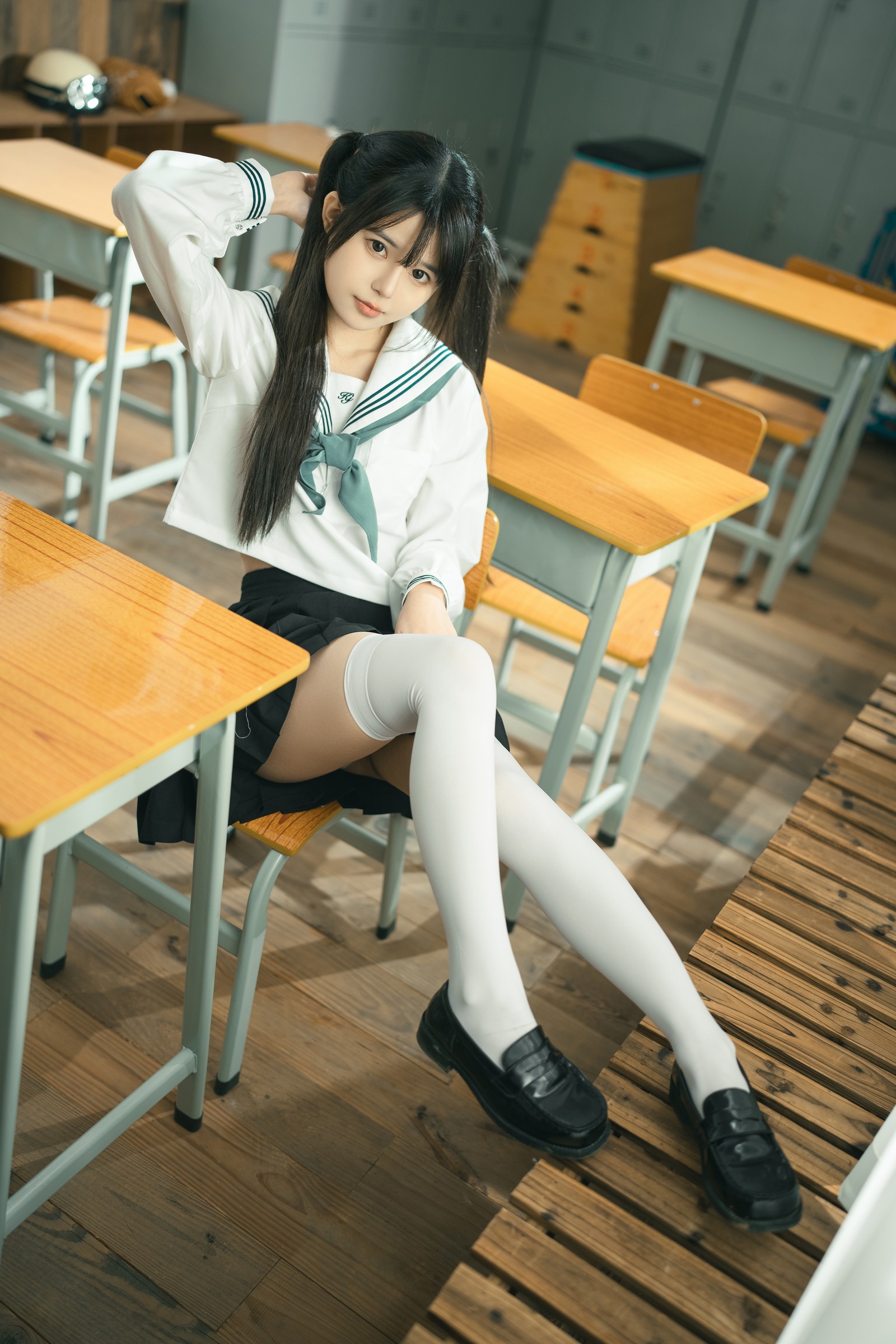 rua阮阮 授课中 教室主题 写真合集｜剧情系校园写真（57P｜855MB）插图5