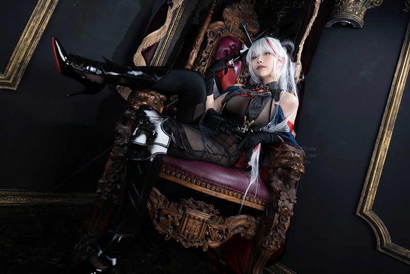 切切Celia 埃吉尔 Aegir Cosplay Azur Lane 写真 32P+2V插图1