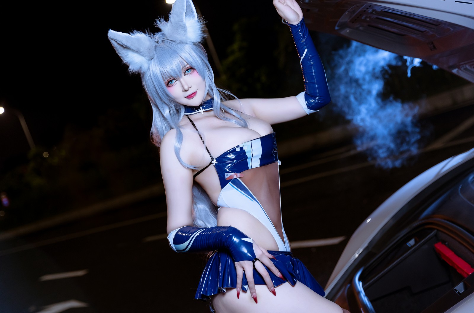 兔胖胖min – 碧蓝航线 信浓 赛车 Cosplay 高清写真集（40P-334.3MB）插图4