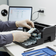 Cabeça de impressão Honeywell vista frontal