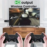 64GB retro game console with wireless controllers