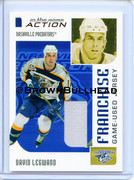 2003-04 ITG Action Jerseys #M-257 [David Legwand] [Nashville Predators] [Franchise] [~100] [swatch=s