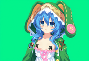 1girl, yoshino (date a live), blue hair, blue eye, Green Coat, animal hood down, s-131509471