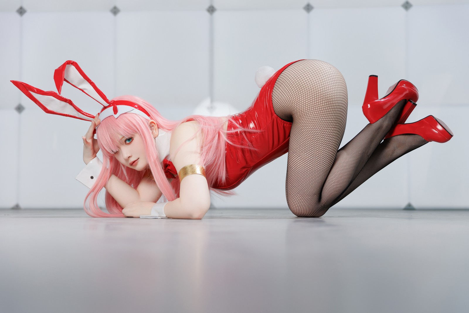 屿鱼 Yuyu Zero Two Cosplay 写真图集｜Darling in the Franxx 高清摄影（39P｜356MB）插图7