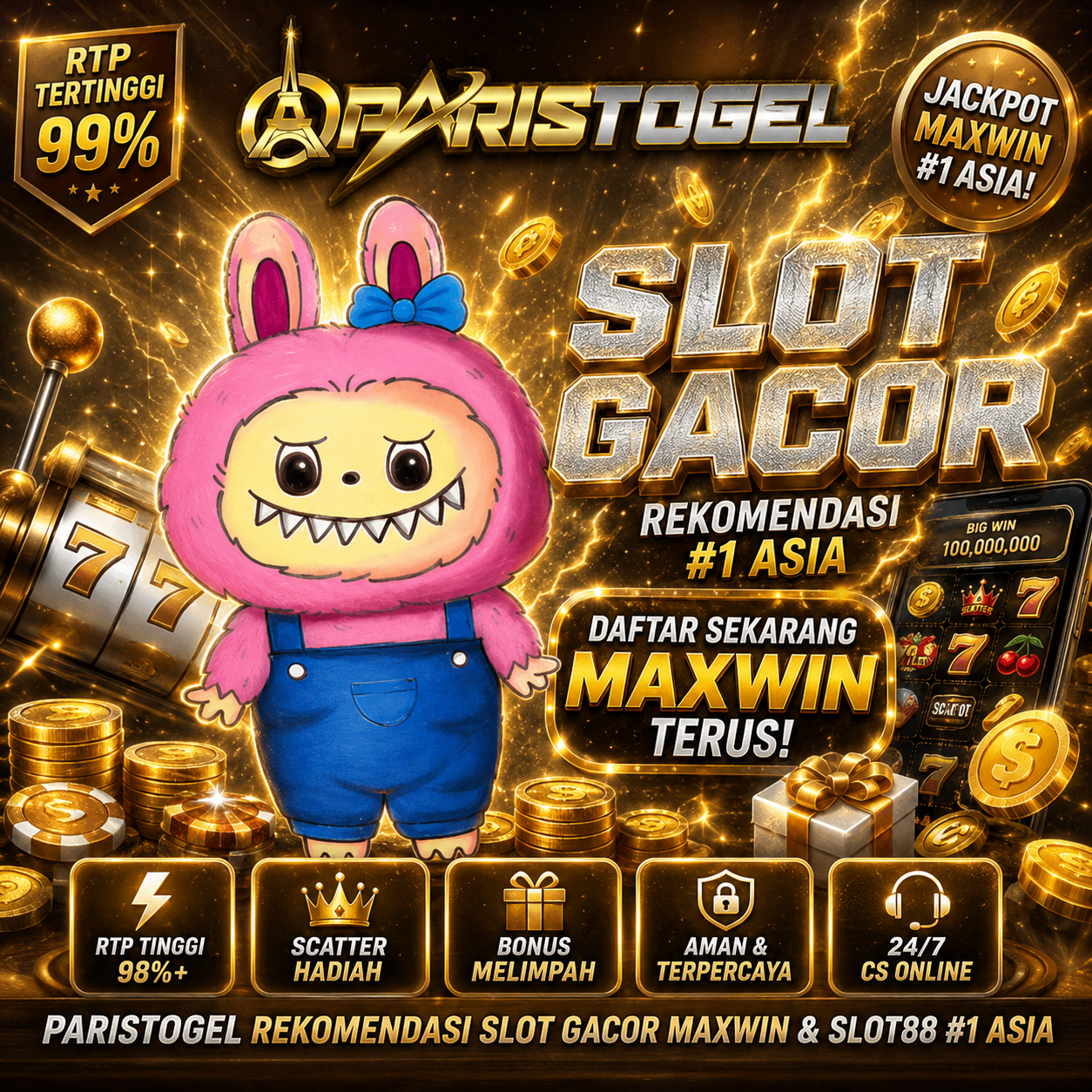 PARISTOGEL Penyedia TOTO MACAU4D Paling Terpercaya Dan Slot Online No 1