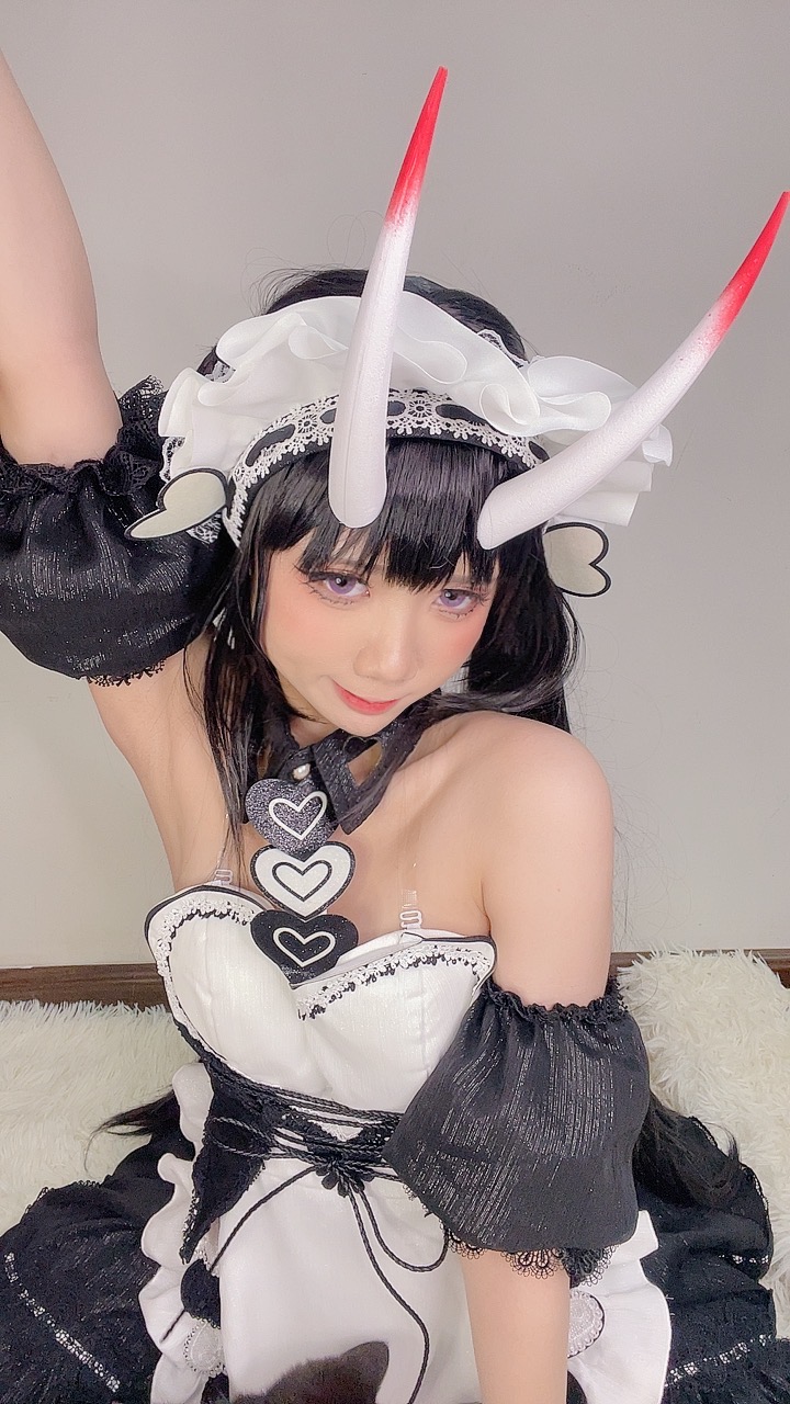 PoppaChan Noshiro Maid Cosplay (Azur Lane) – 117 Photos 11 Videos 408MB插图9