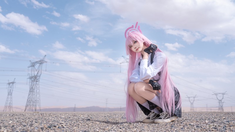 艾西Aiwest 星野Cosplay写真图集 碧蓝档案角色高清美图 49P (290.6M)插图6