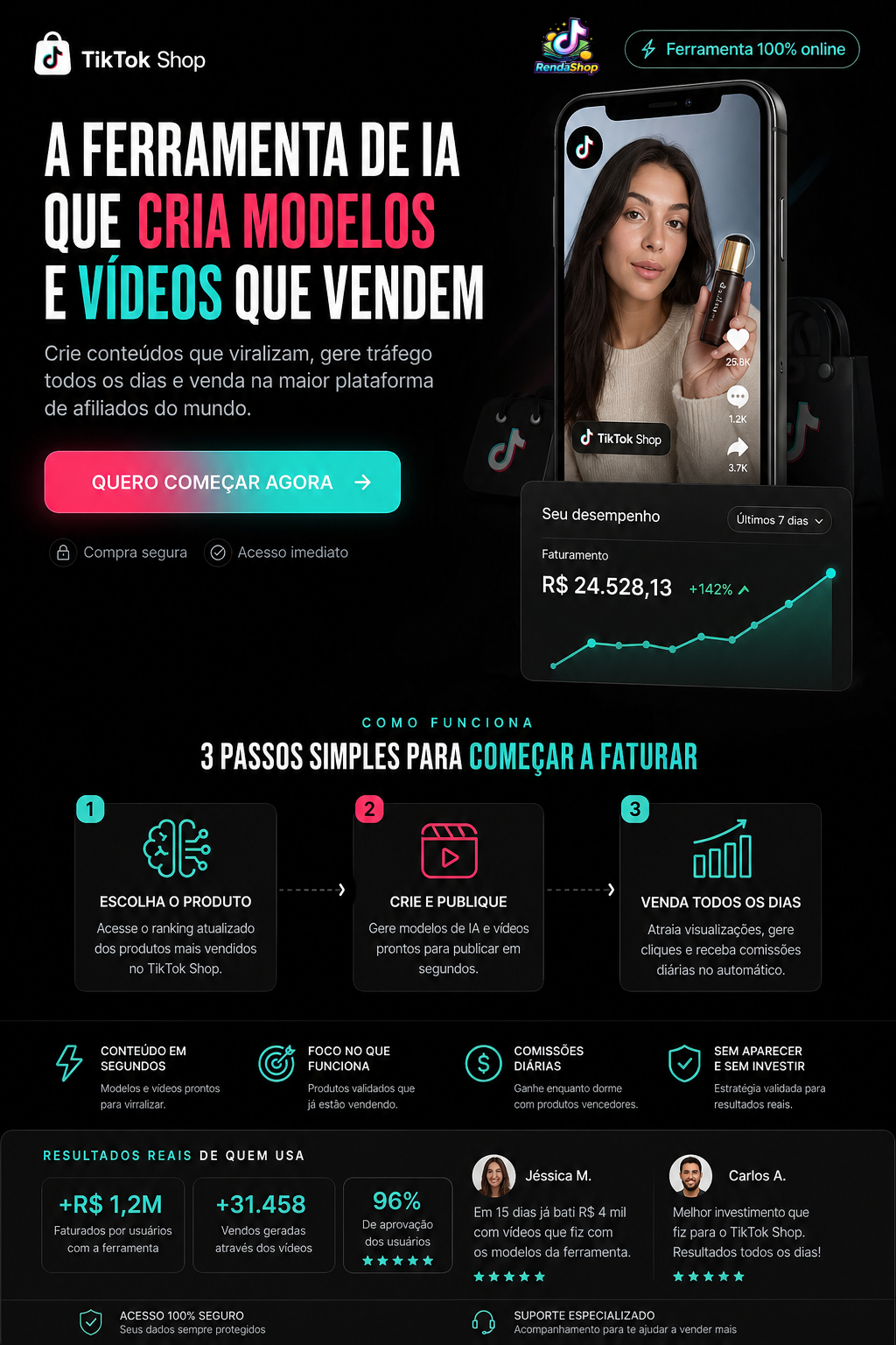 Conteúdo sem aparecer