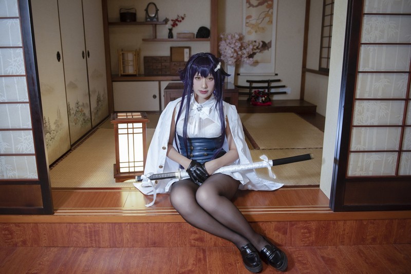 柘烟Zuken 吾妻 原皮 Cosplay（Azur Lane Azuma）写真集【23P｜204.3MB】插图1