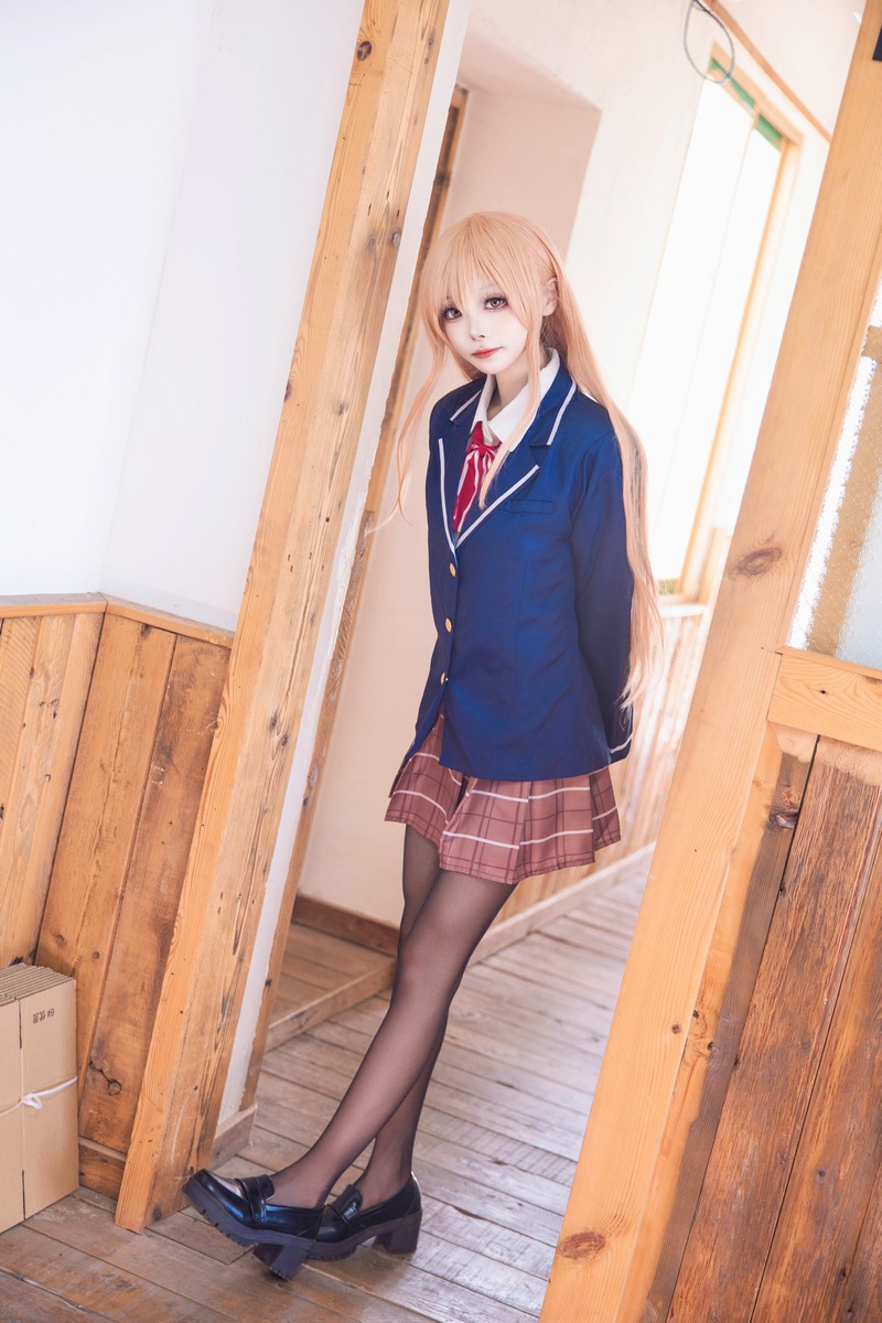 艾西Aiwest 邻家天使椎名真昼Cosplay写真图集 动漫角色高清图集 40P (150.1M)插图1
