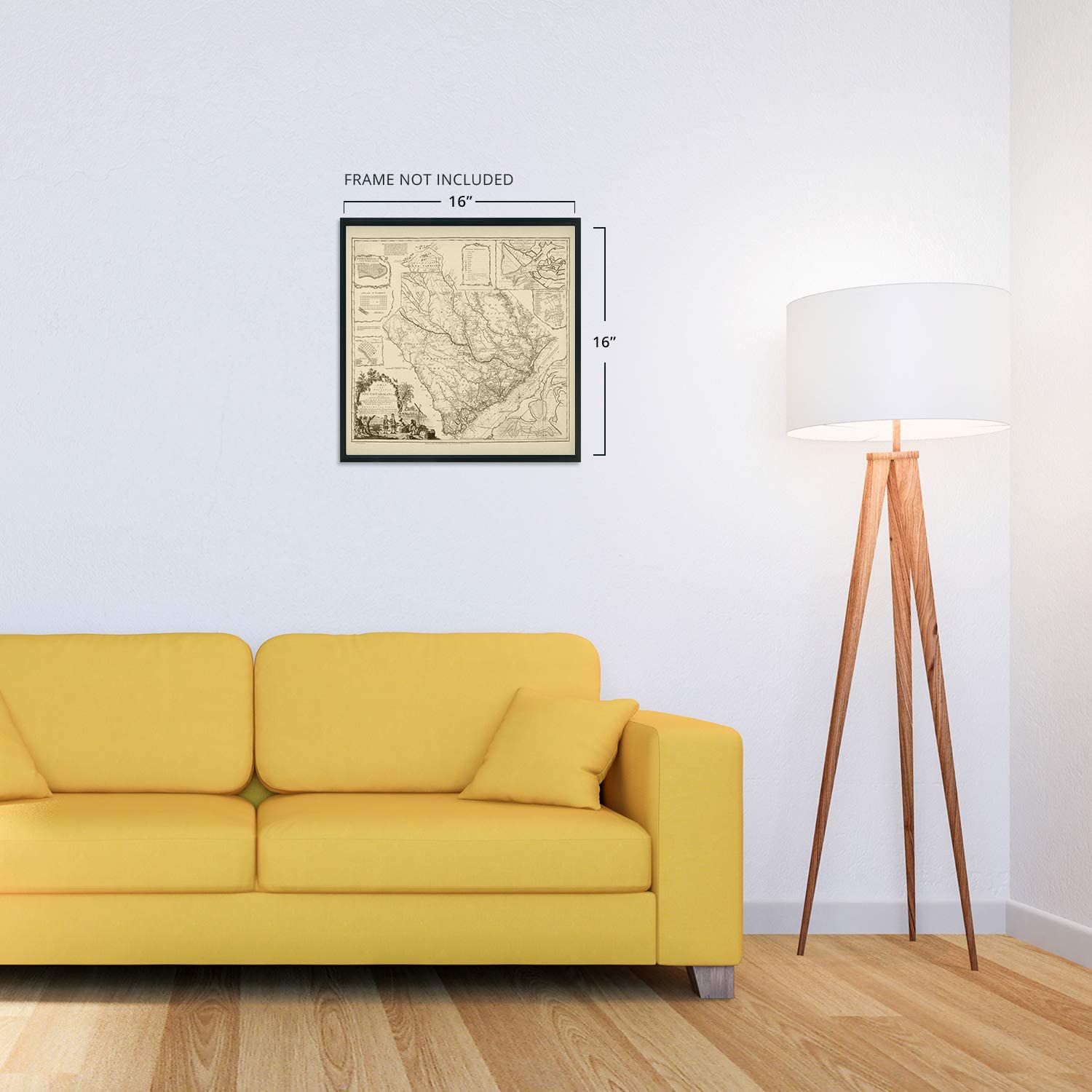 1773 Map of South Carolina - Vintage South Carolina USA Wall Art Poster Print - Picture 15 of 24