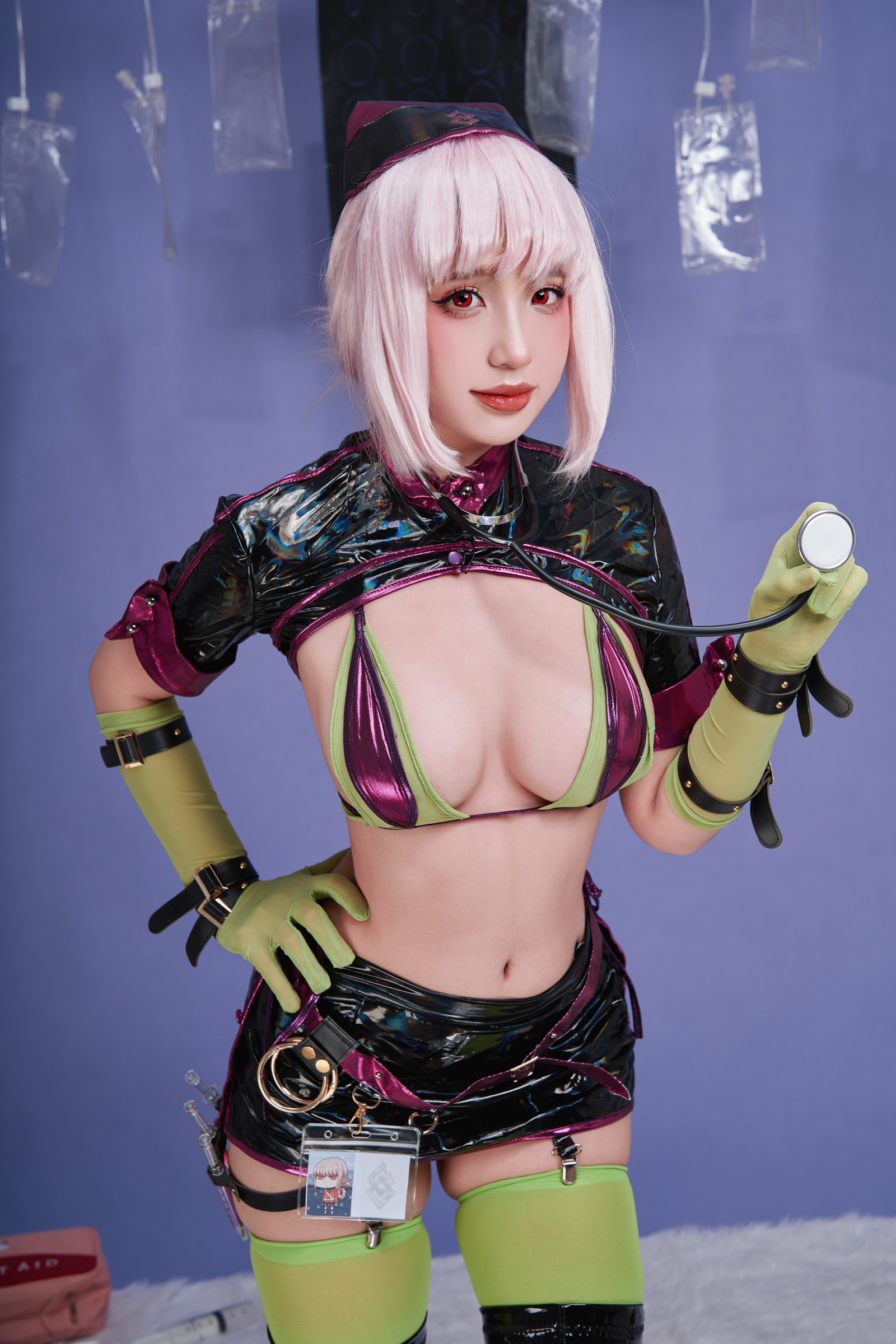Puy Puy – 南丁格尔 万圣礼装 Nightingale Cosplay 写真视频（100P+8V-1.04GB）FGO插图4