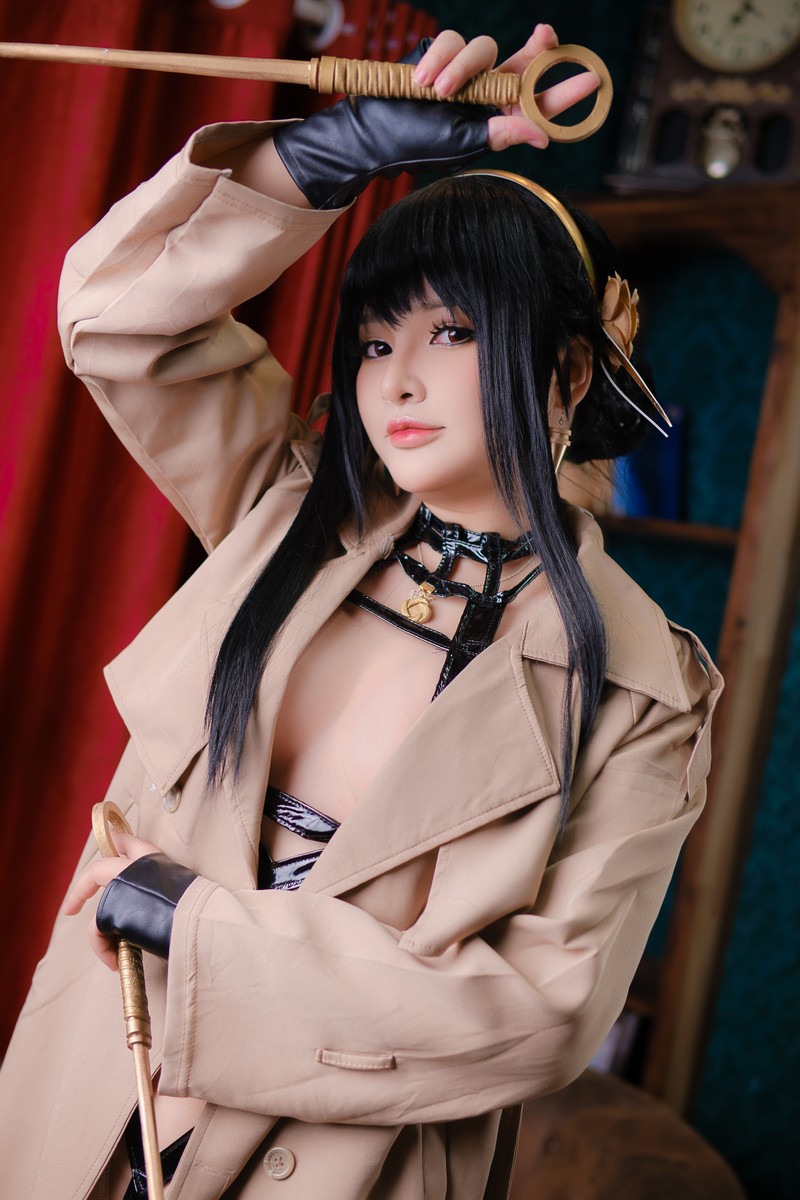 MiMi Chan 约尔 Yor Forger 内衣 Cosplay 间谍过家家写真【21P-133.4M】插图5