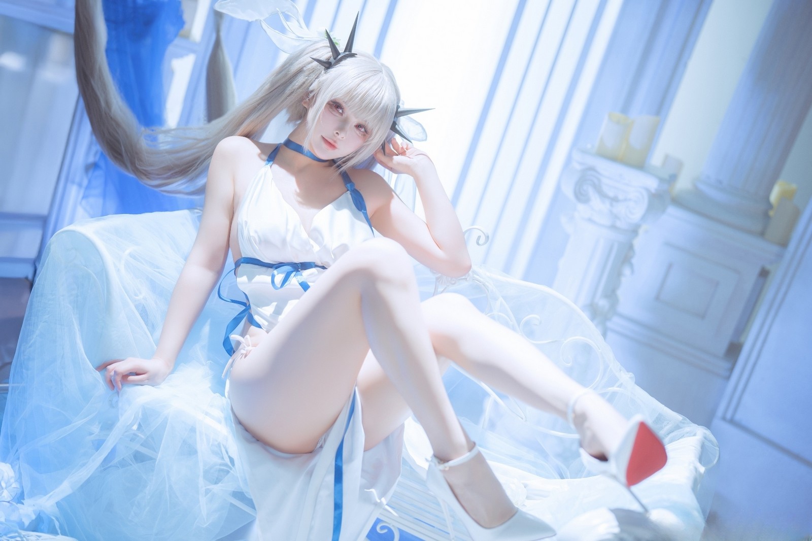 w百合欧皇子w 碧蓝航线可畏写真集 – 纪念印记主题COS高清图 [14P-21.8MB]插图1