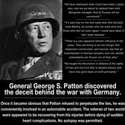 " THE ???? ASSASSINATION IN 1945 OF # 1 ANTI ???? COMMUNIST ARYAN HERO GENERAL ✞ 卐 George ???? PATTON 卐 ✞ BY FASCIST GENOCIDAL ((( ☭ ✡ KI????KE ✡ ☭ ))) HOOKED NOSE LUCIFERIAN MAFIA " by White ✞ Europe © General-George-S-Patton