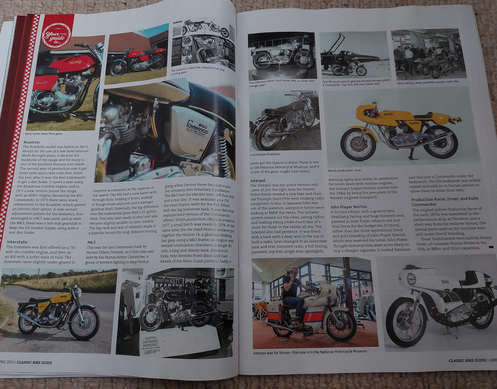 Commando (and F1) in this months CBG mag