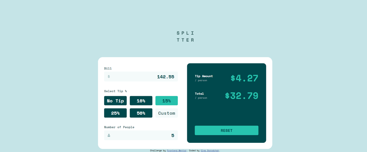 Tip Calculator App Screenshot