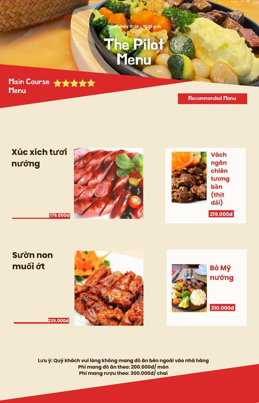 Menu trang 3