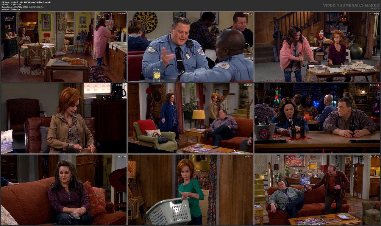 Mike & Molly S06E05 Joyce's Will Be Done.mkv