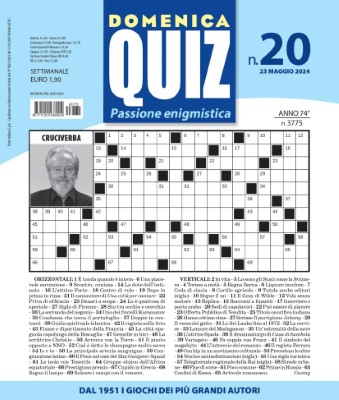 Domenica Quiz N.3775 - 23 Maggio 2024