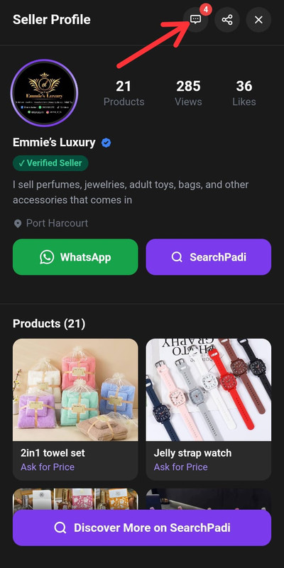 SearchPadi leads screenshot 5