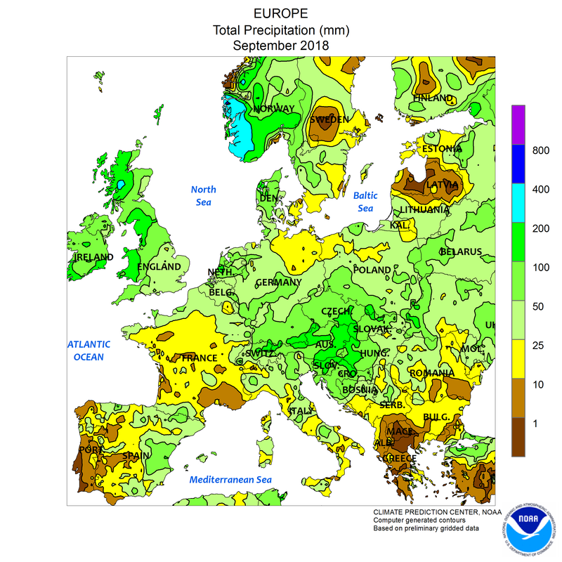 Temperature Medie Europa