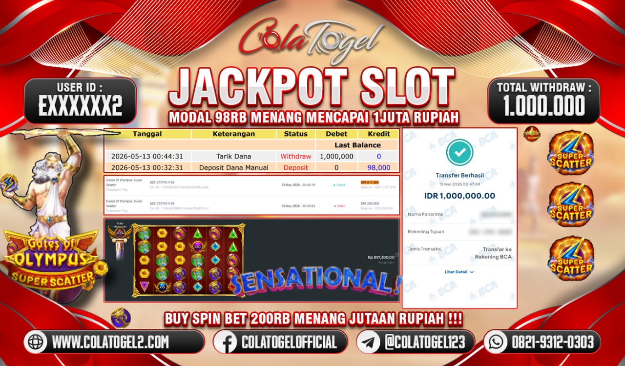 JACKPOT SLOT GACOR!!