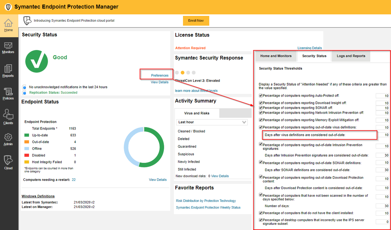 symantec endpoint manager disable usb policy