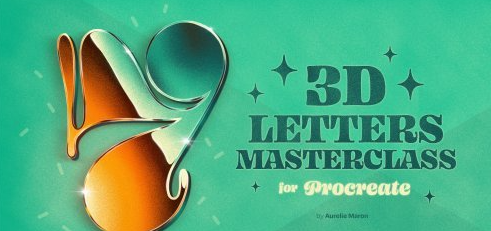 3D Letters Masterclass for Procreate