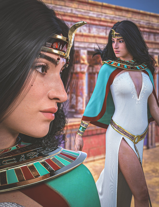 dForce Sand’s Enchantress Outfit Texture Add-on
