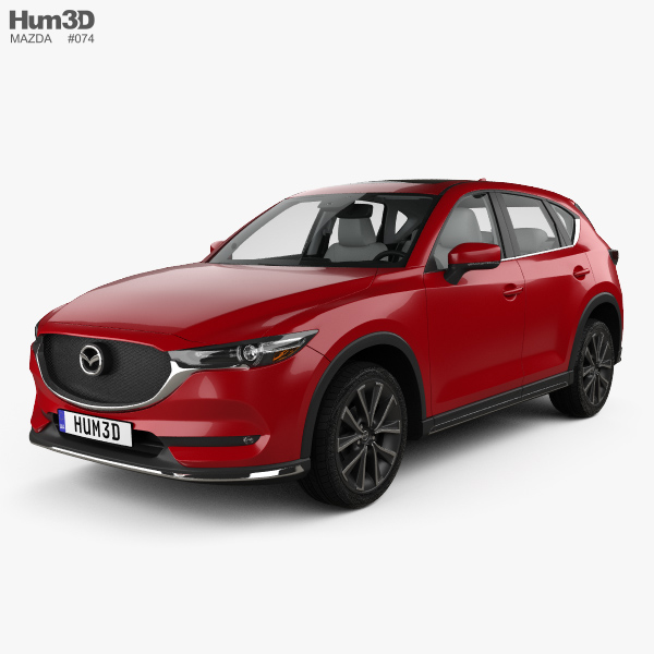 Mazda CX-5 (KF) with HQ interior 2017 3D model Mazda CX-5 (KF) with HQ interior 2017 3D model