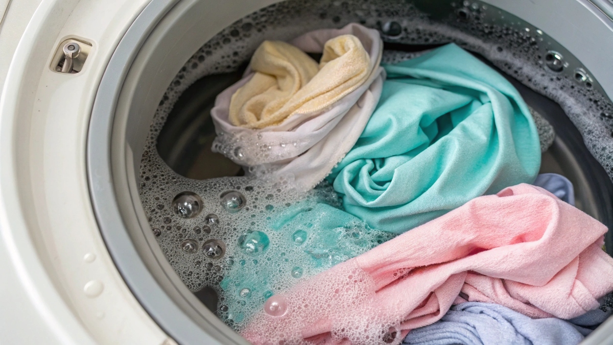 стирка ткани