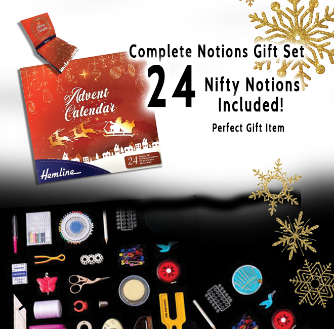 2020 Edition Sewing Notions Advent Calendar by Hemline