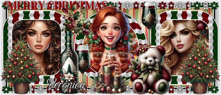 Elegant Christmas veronica