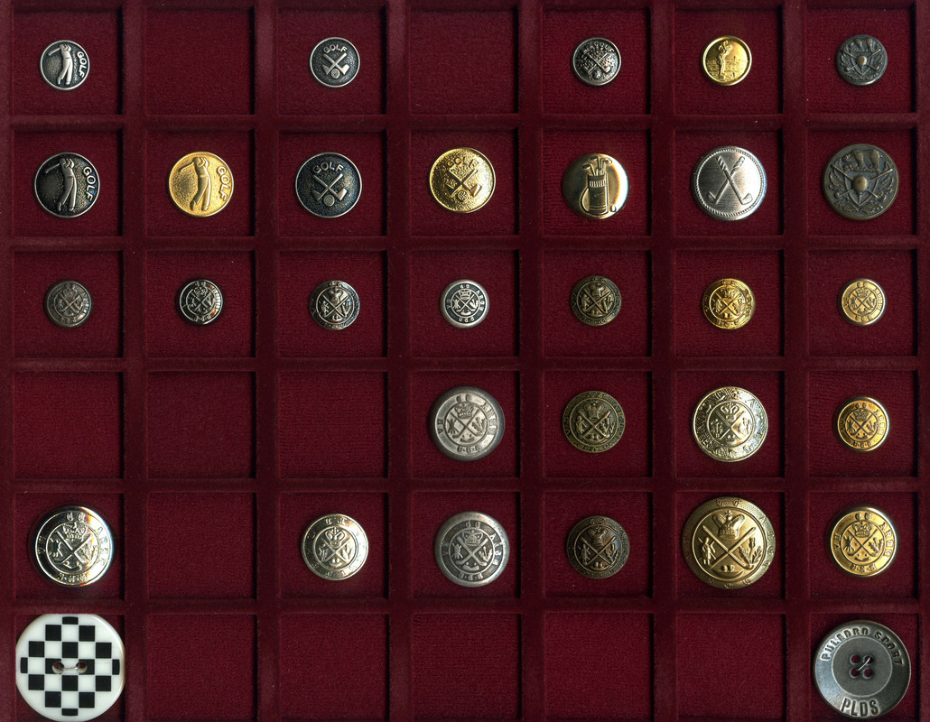 Пуговицы СССР. Спорт 4. Гольф.