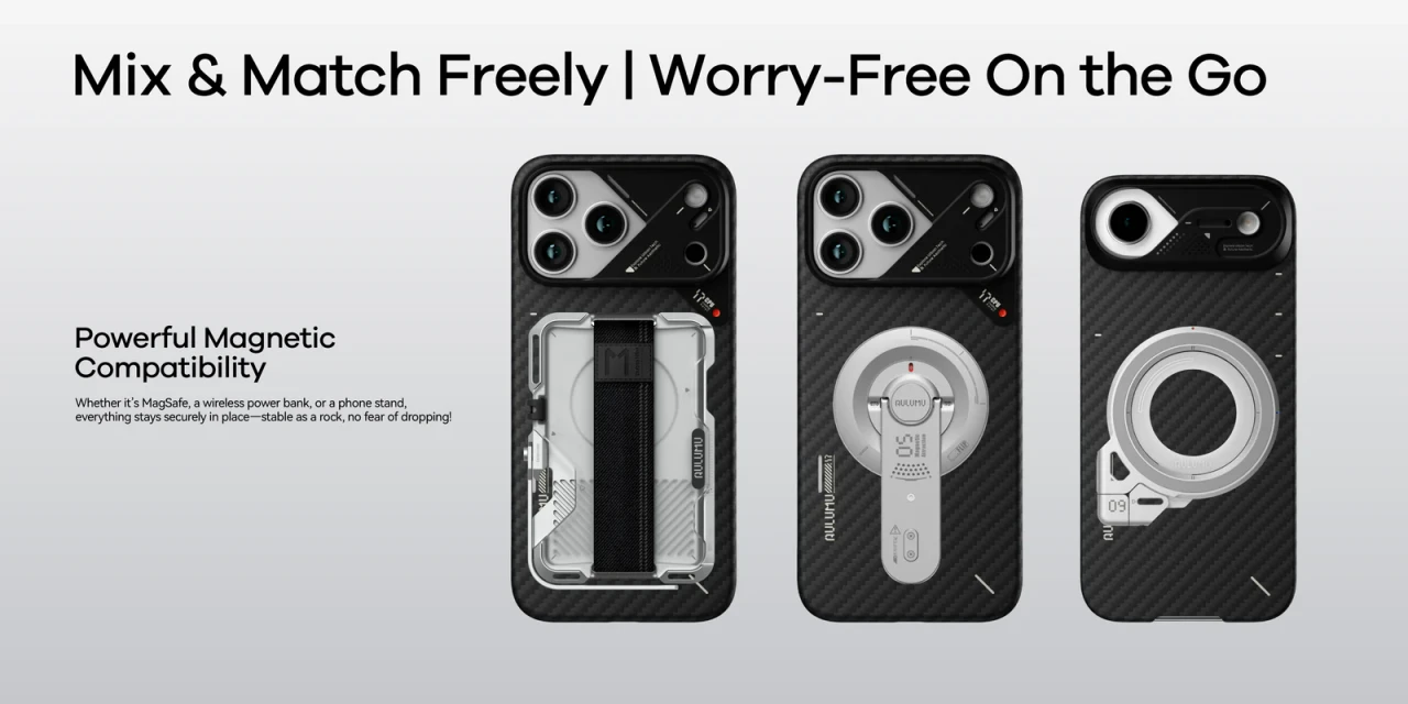 Husa pentru iPhone 17 Air Aulumu A17 din fibra de aramida, Ultra slim, compatibila MagSafe, Racire activa CoolHyper, Cadru camera din Aluminiu, Design rezistent la socuri, Disipare caldura, Protectie premium, Negru A17 AF 11 75e38a0e 383d 41a6 9b3f 9418010b298a