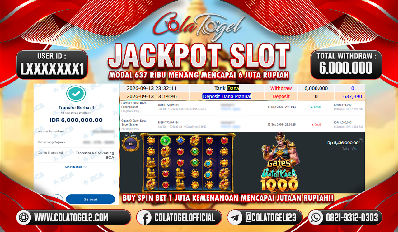 JACKPOT SLOT GACORR!!