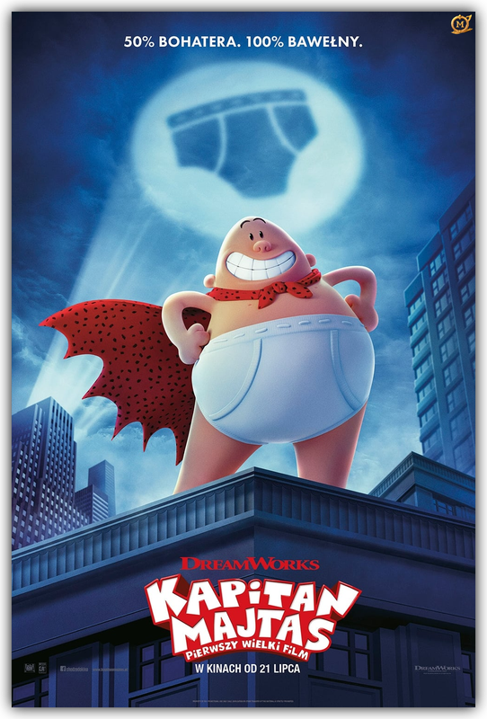 Kapitan Majtas: Pierwszy wielki film / Captain Underpants: The First Epic Movie (2017) PLDUB.480p-1080p.BRRip.H264.AC3-MLD / Dubbing PL