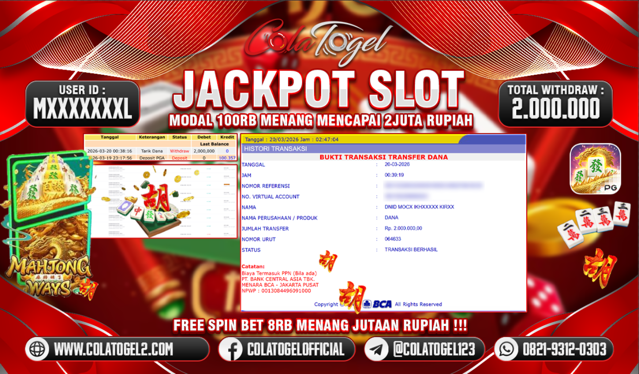 JACKPOT SLOT GACORR!!