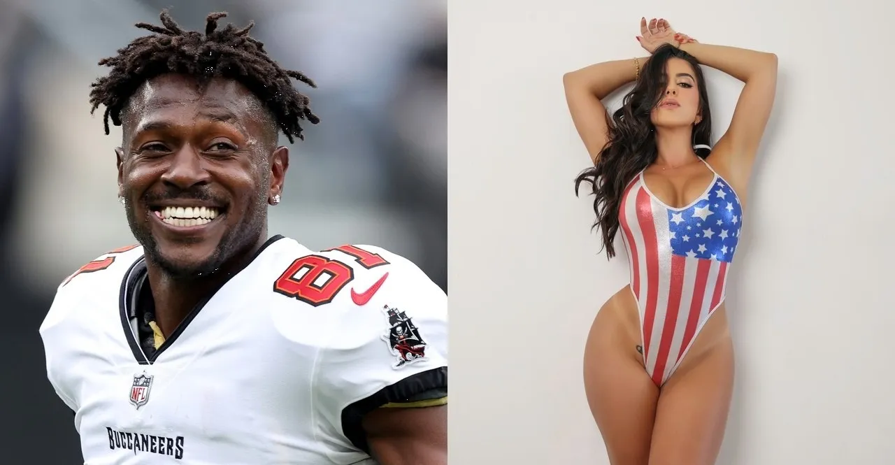 Antonio Brown hace propuesta indecente a modelo de OnlyFans durante transmisión