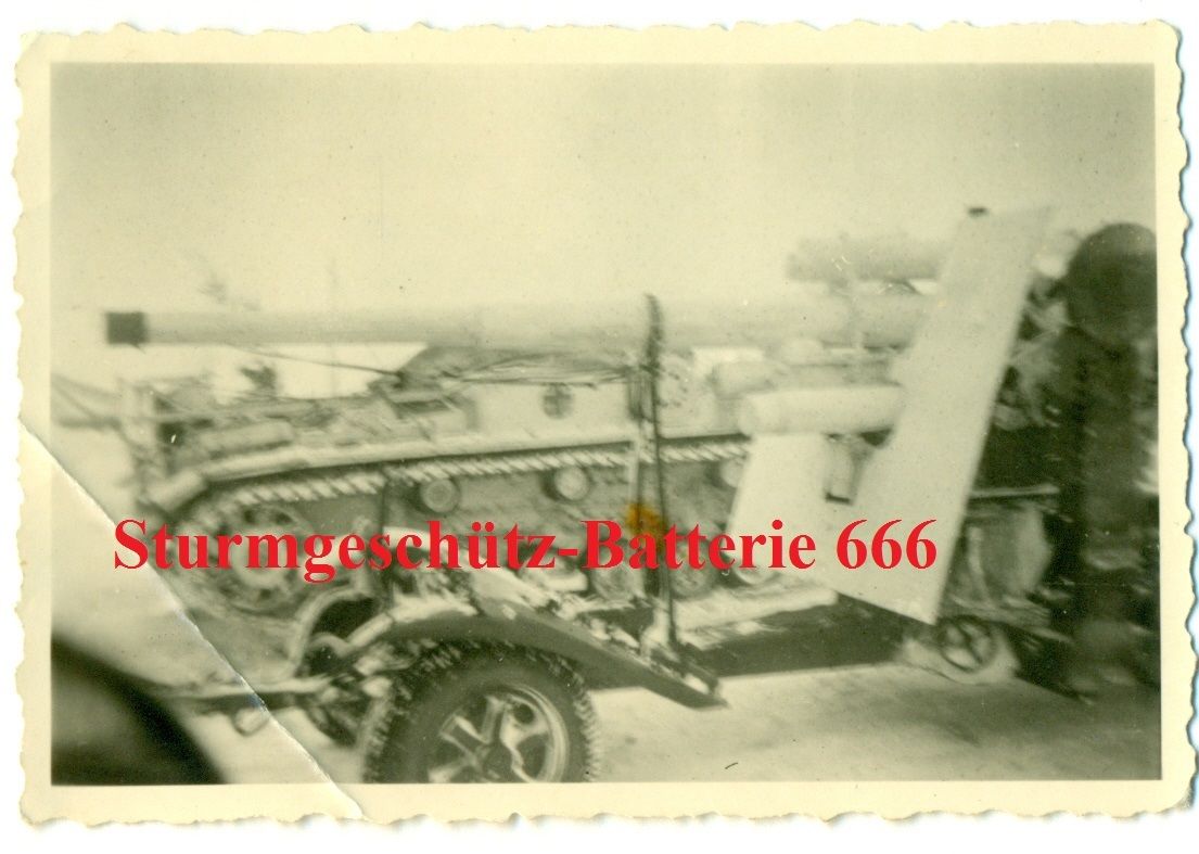 FOTO - STUG-BATTERIE 666 - STURMGESCHÜTZ - FLAK 