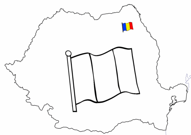 Planse De Colorat Avap Drapelul Romaniei Harta Romaniei Format A4