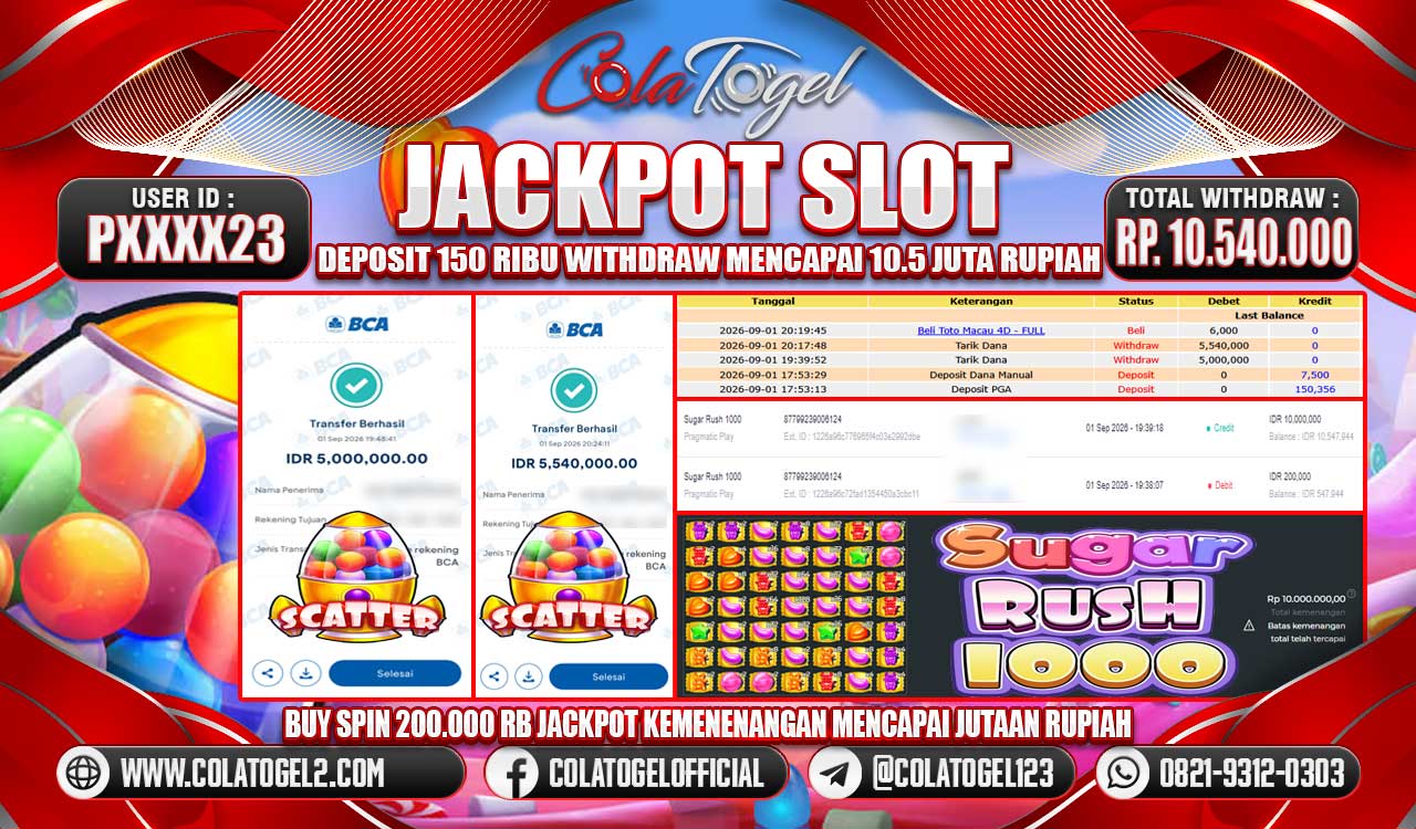JACKPOT SLOT GACORR!!
