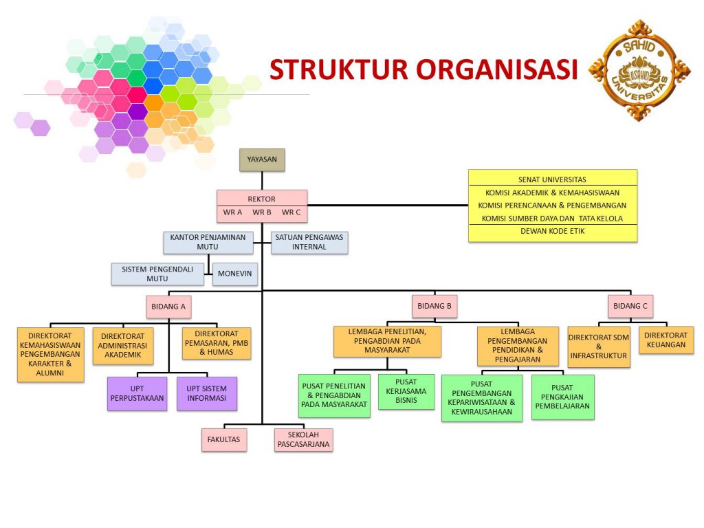 Struktur Organisasi Usahid