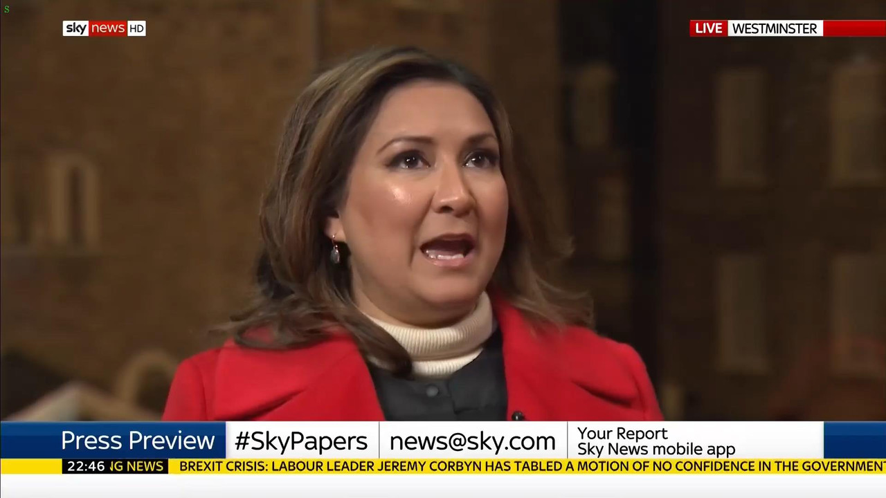 15 January - 22.00.00 - Sky News At 10. Anna Botting with the ma