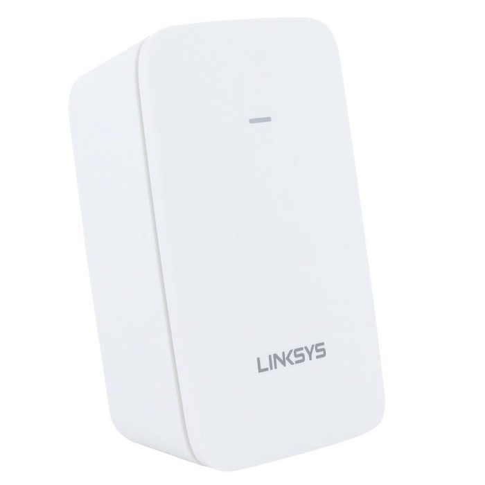 Gráfico mostrando cómo el extensor de rango Linksys amplía la señal del router.