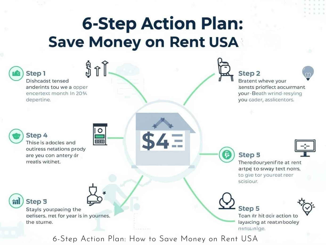 6 Step Action Plan How to Save Money on Rent USA