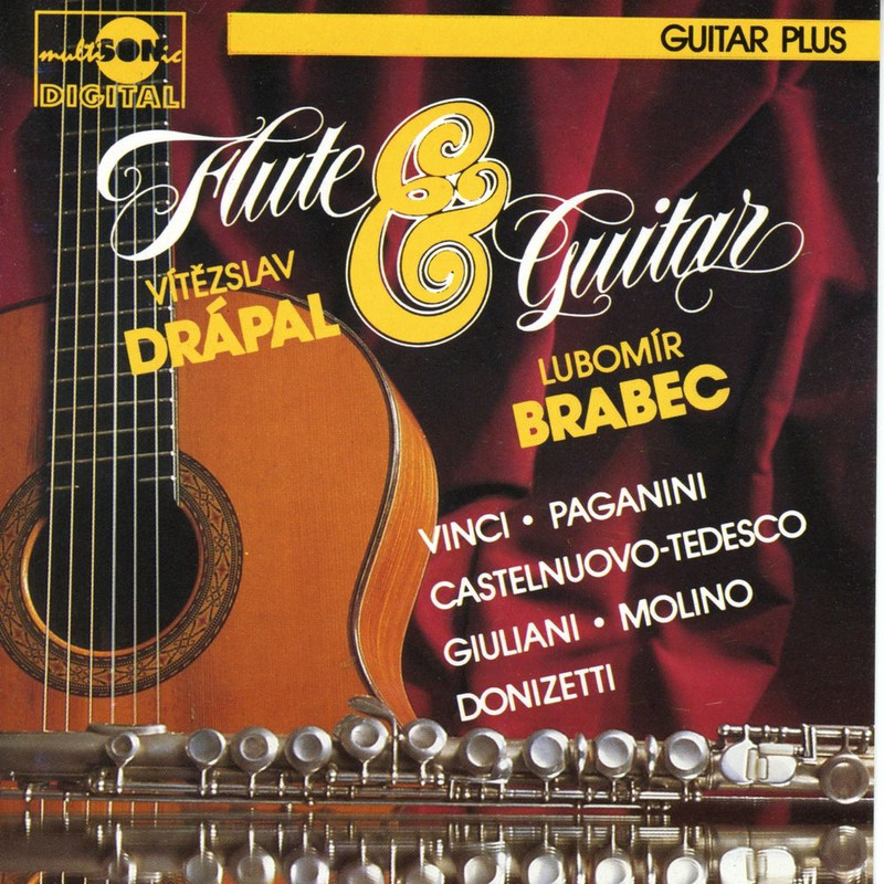 Vítězslav Drápal, Lubomír Brabec, Nicolo Paganini - Flute and Guitar Italian Music (Guitar plus) ...